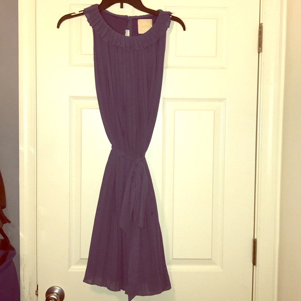 ModCloth Pleated Chiffon Dress
